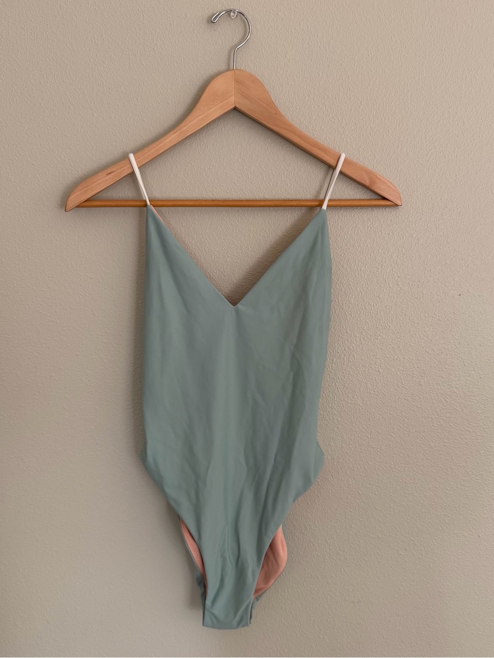 Madewell Sage Green One-Piece Swimsuit